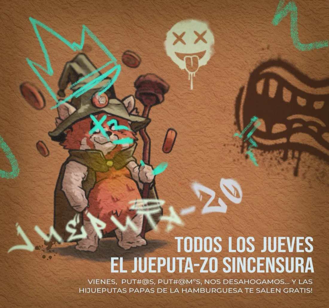 Afiche del Jueputazo: Kumi anuncia el evento de todos los jueves